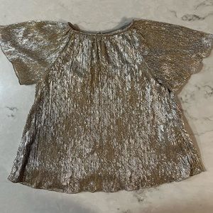 Zara Kids collection Girls Shiny Top
